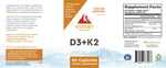 Load image into Gallery viewer, Ascent Nutrition Vitamin D3 K2
